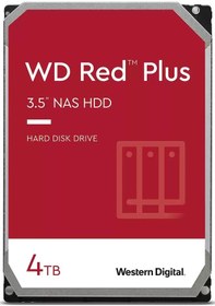 Resim Wd WD40EFPX 3.5" 4 TB 5400 RPM Sata 3 Red Plus 256 MB Sata HDD 