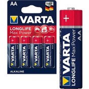 Resim 80 Adet Varta Longlife Max Power AA Alkalin Kalem Pil 