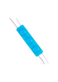 Resim Powermaster Modül Led 12v 1.5w Mavi 2835 69x16 Mm Ip65 160-180lm 160 Derece 