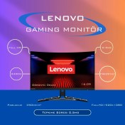 Resim Lenovo 27 Inç Full Hd 240Hz( 0.5ms Pivot Freesync Kavisli Gaming Monitör 