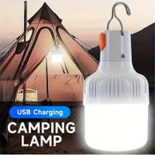 Resim LiHangStar USB Kamp Feneri, Taşınabilir LED Sel Feneri Dereceli, Yüksek Parlaklık, Şarj Edilebilir Pil, 150 Lümen, Acil Durum, Keşif, Kamp, Balıkçılık için İdeal - Açık Gece Lambası ile saç tokası, Acil Durum Lambası | Modern Estetik | Dayanıklı Yapı 