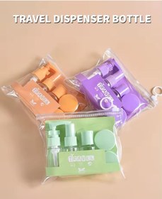 Resim Genel Markalar 7 adet seyahat şişe çantası yıkama seti makyaj şampuanı vücut yıkama taşınabilir 