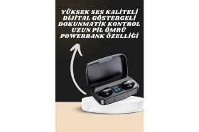 Resim İsmiyle Al Mey Ithalat® Yeni Nesil Akıllı Saat ve Bluetooth Kulaklık Kampanyası Dokunmatik Kare 7 Kordonl 