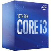 Resim Intel i3 10100 3.60Ghz 6Mb 4 Çekirdek 1200P 10.Gen Box İşlemci 