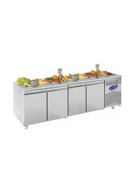 Resim Karacasan 632 Lt Dört Kapılı 700'lük Havuzlu Saladbar Buzdolabı Cs-tez 4 700-shs 