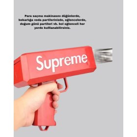 Resim Uravas Store Abs Malzemeli Para Saçma Tabancası Etkinlik ve Parti Kullanımına Uygun 