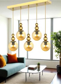 Resim OSC HOME AYDINLATMA TASARIM spor 5li yemek masası 