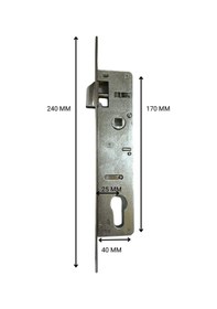 Resim Tursan Enka475 Dar Silindirli Gömme Kilit 25 Mm 