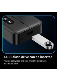 Resim M60 Nfc Bluetooth 5.4 Ses Alıcısı Transmitter Aux & Rca Bağlantı, Type-c Güç, Usb Den Müzik Çalma, Araç & Ev Hoparlör/amfi İçin Kablosuz Ses Adaptörü, Hi-fi Stereo, 10m Çekim Mesafesi 