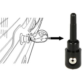 Resim MCAR Arka Silecek Cam Suyu Fiskiye Memesi Golf, Polo, Caddy, Trasnporter, Loen, Audi A3, Tüm Modeller 3b9 