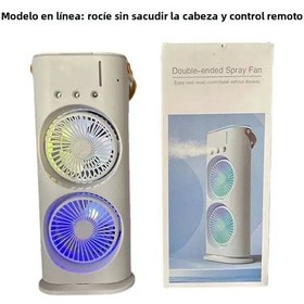 Resim Yeni Taşınabilir Klima Fanı Işıklı Mini Elektrikli Bınga, 