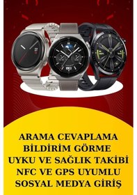 Resim Dijital Göstergeli Bluetooth Kulaklık Ve Bildirim Görebilen Akıllı Saat Alarm Ve Titreşim 