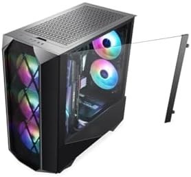 Resim Lunatic Orkinos Mesh Panel Dikey Ekran Kartı Takılabilen 4 Full RGB Fanlı ATX Bilgisayar Kasası 
