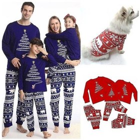 Resim 2022 Noel Aile Eşleştirme Kıyafetleri Kutup Ayısı Baba Anne Ve Çocuk Pijama Takımları Anne Ve Ben Noel Pijamaları Giysileri Üstler Ve Pantolonlar 14 Yaş Altı Çocuk Omn-kırmızı 