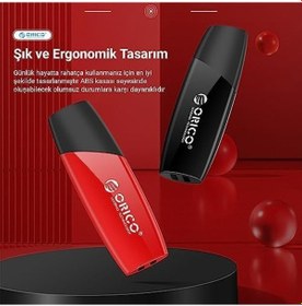 Resim Type-c Usb3.2 Gen1 64gb Usb-c Bellek Kırmızı 