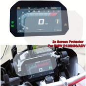 Resim BMW R1200GS Adventure & F900R 2018 için 2 adet Motosiklet Ekran Koruyucu - TPU Çizik & UV Koruma Filmi, Kümelenme ve GPS için, Kolay Temizlenebilir 