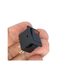 Resim Ic-118a Mini Led Işıklı Anahtar 12v 3p 