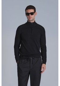 Resim Lufian Erkek Kazak 112090141 Siyah Siyah 