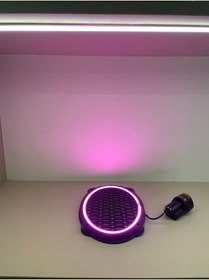 Resim Foxus PEMBE /MOR 20 CM IŞIKLI HOPARLÖR KAPAĞI 1. KALİTE PARKLAK ABS 