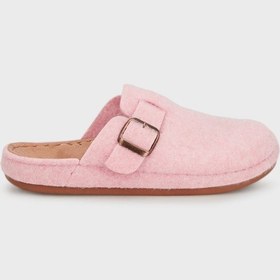 Resim Lela Kemerli Keçe Kışlık Ev Bayan Terlik 6711001 Pembe 