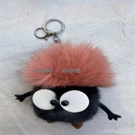 Resim Silver1 Gıoıo Yeni Gerçek Saç Kolye Sevimli Bebek Küçük Cinderblock Bebek Kolye Araba Anahtarlık (Yurt Dışından) 