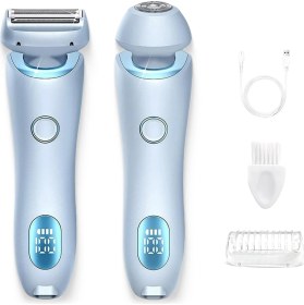 Resim Generisch Arvenza Tıraş Makinesi, 2025 Yeni Arvenza Elektrikli Tıraş Makinesi, Arvenza Bikini Tıraş Makinesi, Çift Kafalı Islak & Kuru Elektrikli Tıraş Makinesi, 2'si 1 Arada Çok Fonksiyonlu(Mavi) 