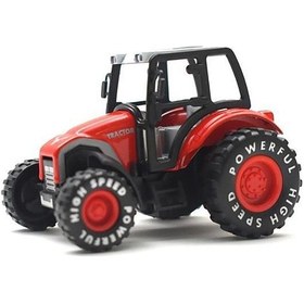 Resim Asya Oyuncak Çek Bırak Metal Traktör 