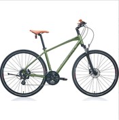Resim Carraro Sportive 225 28" Jant 46 Cm Kadro 24 Vites Şehir Bisikleti Yeşil 