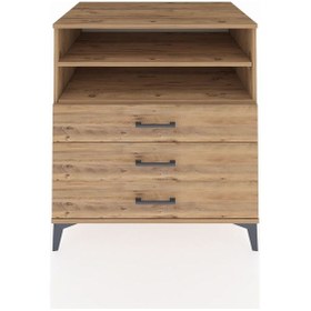 Resim Kronos Şifonyer 2 Raflı 3 Çekmeceli 88x59x96 Çam-çam Çam 