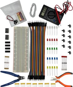 Resim Argema Teknoloji Elektronik Başlangıç Seti Elektronik Set-4 Tam Set (kapsamlı) / 134 Parça Elektronik Malzemeler 