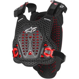 Resim Alpinestars A-5 Plasma Üst Gövde Koruma Siyah Beyaz Kırmızı XL/2XL 