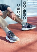 Resim ACBC x Derimod Men's Grey Lace-Up Sneakers Derimod