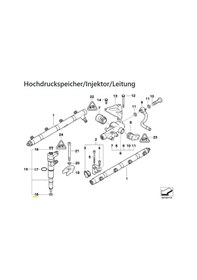 Resim 8 x BMW 7 SERİSİ E38 M67 740d DİZEL ENJEKTÖR PULU ELRİNG 