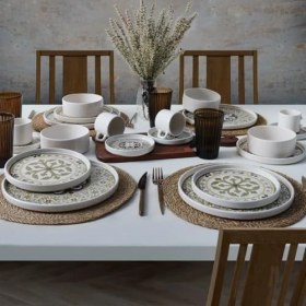 Resim Brown Stackable Yemek/kahvaltı Takımı 20 Parça 4 Kişilik 21972-73 