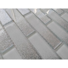 Resim MozaiKristaL Mutfak Tezgah Arası 23x98 Mm Kristal Mozaik ( 1 Koli = 1 M2 Fiyatıdır ) 