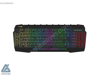 Resim Turbox Giantpeak USB Kablolu Rgb Makro Gaming Klavye Standart Q 