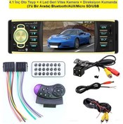 Resim 4.1 Inç Oto Teyp + 4 LED Geri Vites Kamera+Direksiyon Kumanda 