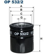 Resim FILTRON OP532/2 Yag Filtresi (Ford:Focus 1.6 Zetec 11- Mazda :3 (Bk) 2.0 04-06) OP5322 (WA128593) 