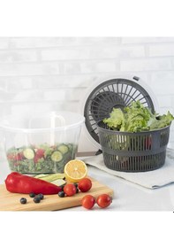 Resim Porsima G-25 Gondol Vega Pratik Salata Kurutucu Süzgeç Gri 