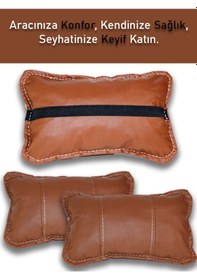 Resim Peugeot 508 Oto Koltuk Boyun Yastığı Taba Renk 2 Adetı1991 