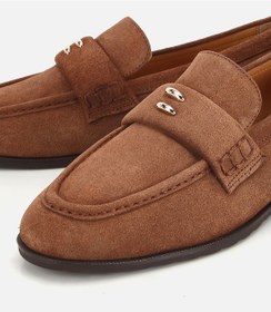 Resim Hotiç Kadın Süet Deri Taba Toka Detaylı Klasik Loafer 01ayh321300a430 01ayh321300a430 Taba 