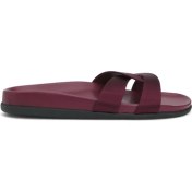 Resim Desmos Footbed Bordo Kadın Deri Terlik 