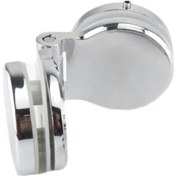 Resim Çerçevesiz Cam Kapı Menteşe Şarap Dolabı 180 Derece Pencere Kapı Yuvarlak Menteşe, Boyut:ikili Büyük Diğer 