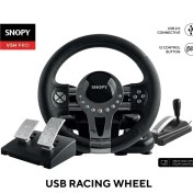 Resim Snopy V5H PRO XBOX ONE S/PS4/PS3/PC/SWITCH Metalik Pro Oyuncu Direksiyonu 