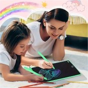 Resim Çocuklar için Renkli LCD Elektronik Çizim Tahtası, Toz Geçirmez ve Göz Koruyucu Silinebilir Yazı Pedi, 3-8 Yaş İçin İdeal Eğitici Araç, Yeniden Kullanılabilir Taşınabilir Yaratıcı Eskiz Tahtası, Doğum Günü, Noel, Cadılar Bayramı İçin Mükemmel Hediye 