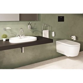 Resim Frame 5696b403-0041 Tezgah Üstü Tv Lavabo, Armatür Bantlı, Clean, 57 Cm, Beyaz Açık Ceviz 