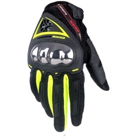 Resim Scoyco Mc44 Yazlık Korumalı Eldiven (Sarı-Siyah) (384898231) 