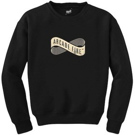 Resim Arcade Fire Live On Stage Siyah Sweatshirt (556056989) Siyah 
