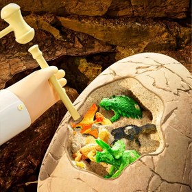 Resim 1 Takım Dinozor Yumurtası Fosili, Çocuklar için Arkeolojik Kazı Oyuncağı, Taş Neşe Serisi, Kendin Yap Hazine Avı, El Becerilerini Geliştirir, Bilişsel Zeka, Erkek ve Kız Çocukları 