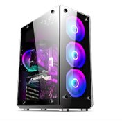 Resim Blueforce Hunter 4 RGB Fanlı Atx-Mini Atx Itx Uyumlu Mid Tower Bilgisayar Kasası 